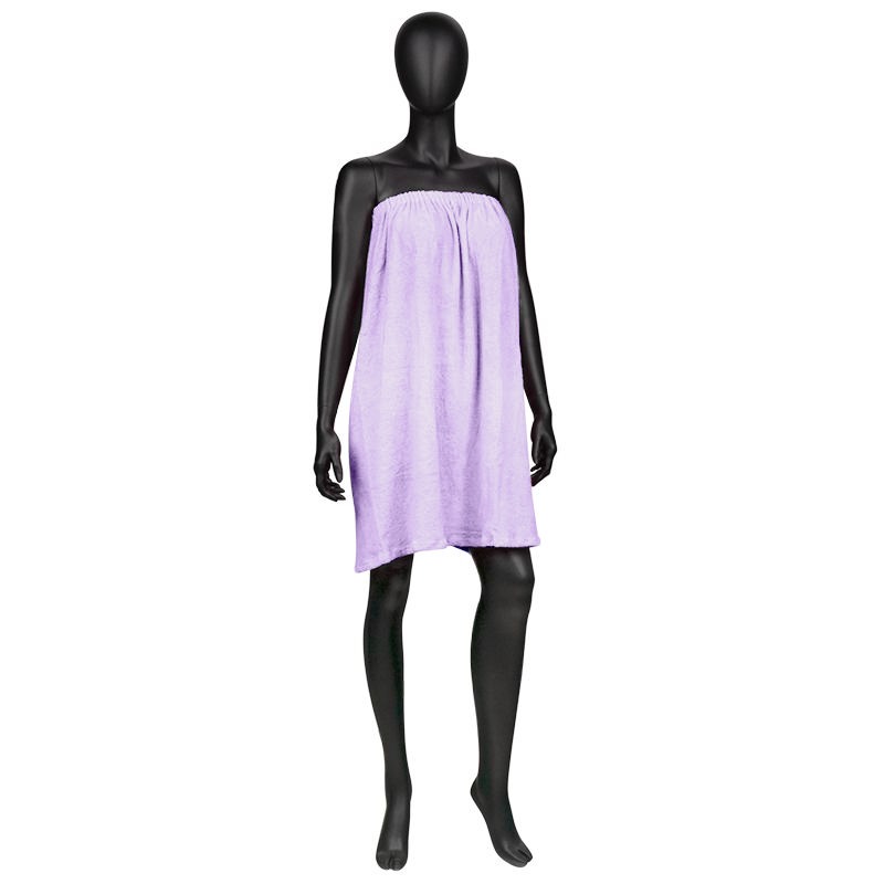 Aesthetic terry dress in purple - 0100294 SINGLE USE PRODUCTS