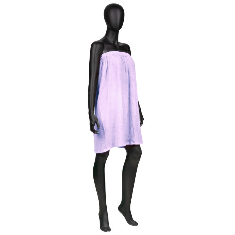 Aesthetic terry dress in purple - 0100294 SINGLE USE PRODUCTS