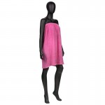 Aesthetic terry dress in pink - 0100297 SINGLE USE PRODUCTS