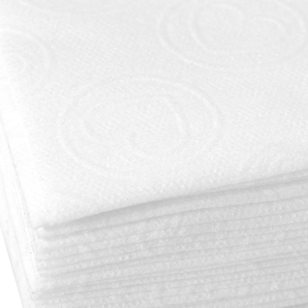 White hearts disposable care towels 20 pcs. 70x40cm-0148076 SINGLE USE PRODUCTS