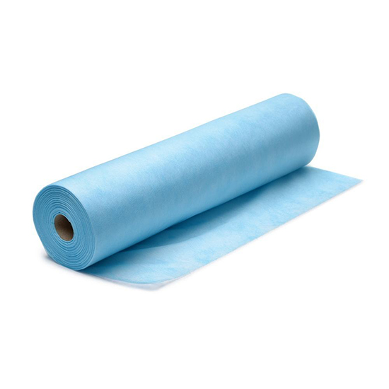 Waterproof  Premium Nonwoven Bed Roll 58cm Sky Blue -3710085 SINGLE USE PRODUCTS