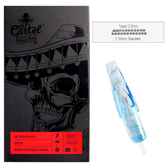 El Cartel tattoo needles 0.35mm 23 Magnum 10 pieces - 0134228 Tattoo Accessories