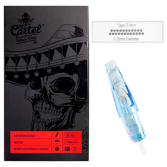 El Cartel tattoo needles 0.35mm 23 Soft Edge Magnum 10 pieces - 0134229 Tattoo Accessories