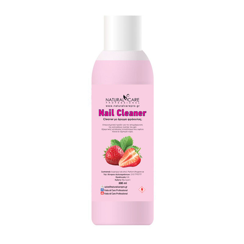 Cleaner strawberry 500ml - 0125994 PREPARATION-ACETONE-CLEANER-SOAK OFF REMOVER
