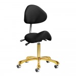 Professional manicure stool gold black-0147848 AESTHETIC STOOLS