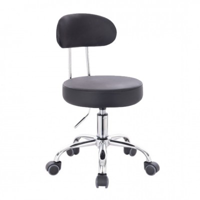 Professional pedicure & cosmetic stool black - 5410101