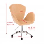 Elegant Teddy Stylish Chair Cream-5400314 FREE SHIPPING