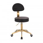 Professional manicure stool Black Gold-5420187 КОЗМЕТИЧНИ ТАБУРЕТКИ