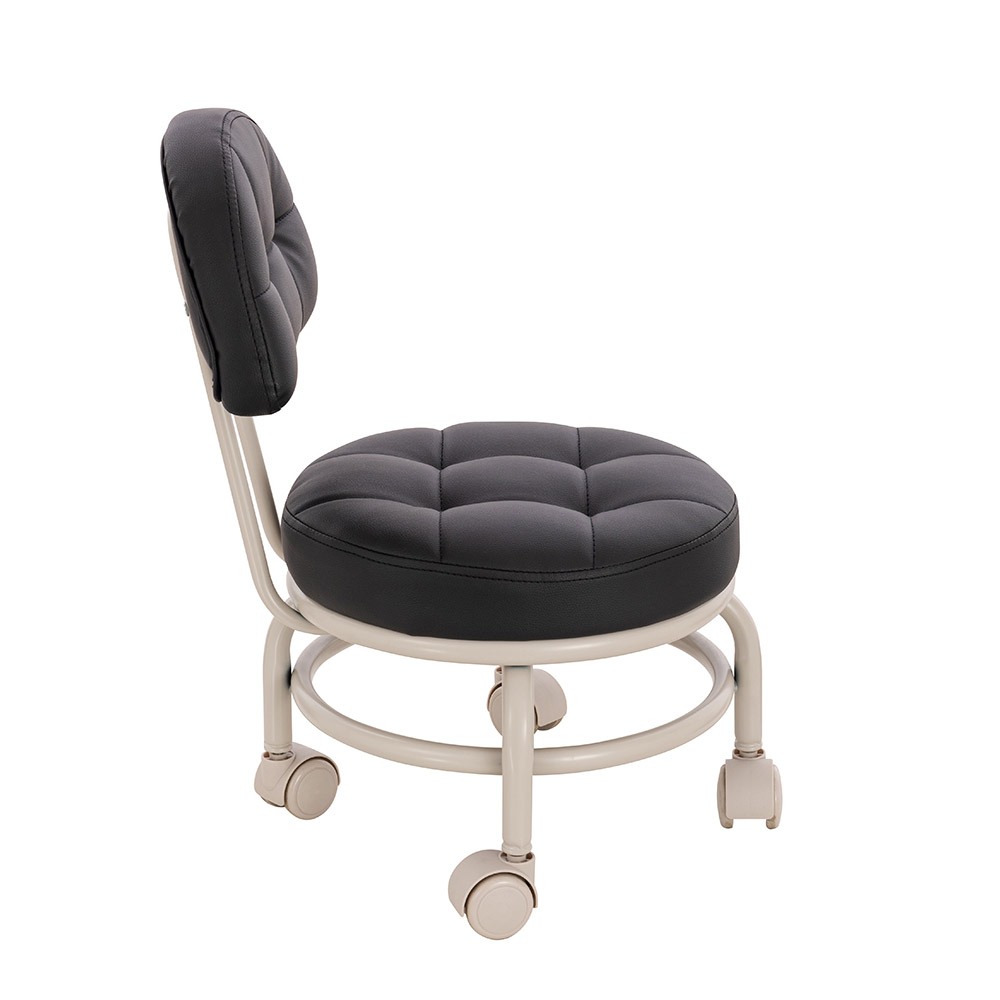 Professional pedicure stool Black Silver- 5410151