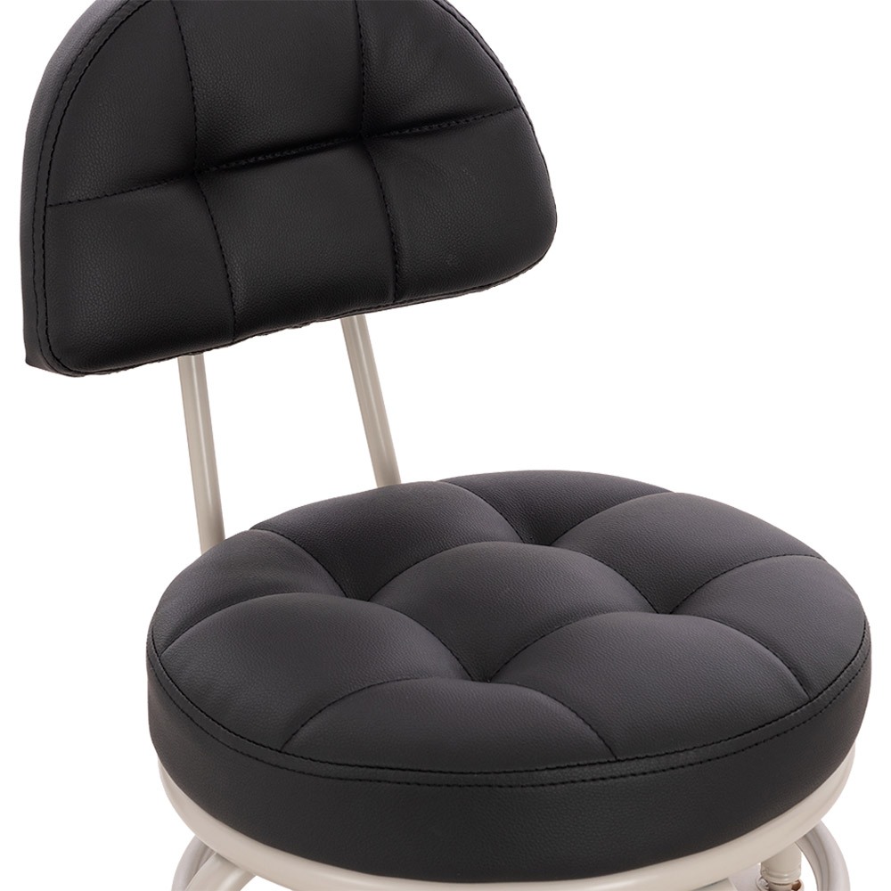 Professional pedicure stool Black Silver- 5410151