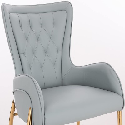 Elegant Stylish Chair Nappa Light Gray-5470109