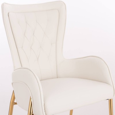 Elegant Stylish Chair Nappa White-5470111