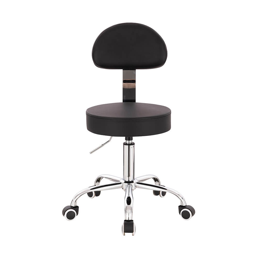 Professional manicure stool Black-5420181 AESTHETIC STOOLS