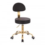 Professional manicure stool Black Gold-5420183 AESTHETIC STOOLS