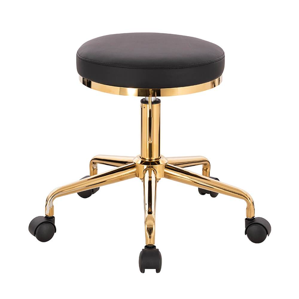 Professional manicure stool Black gold -5420169 ТАБУРЕТКИ БЕЗ ОБЛЕГАЛКИ