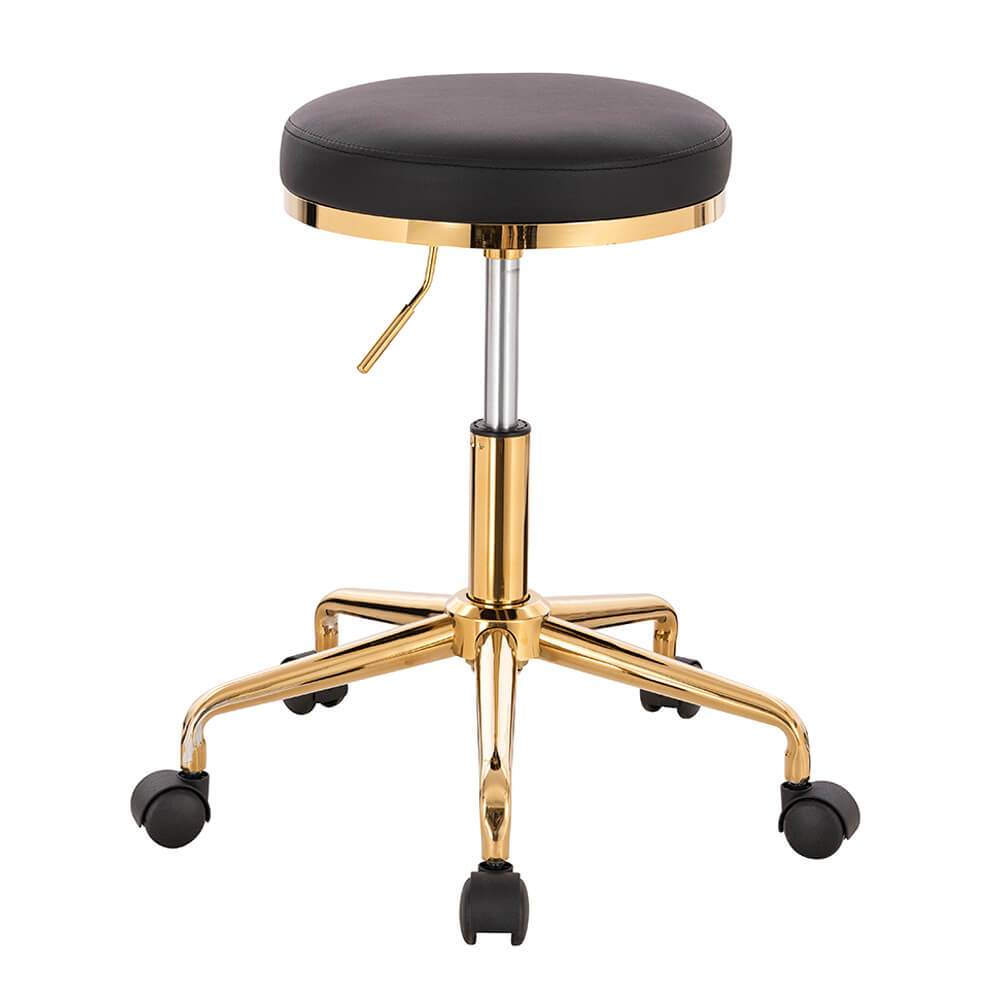 Professional manicure stool Black gold -5420169 STOOLS WITHOUT BACK
