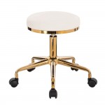 Professional manicure stool White gold -5420170 ТАБУРЕТКИ БЕЗ ОБЛЕГАЛКИ
