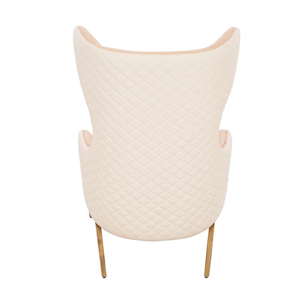 Lounge Chair and relax stool Cream White-5470115 NORDIC STYLE COLLECTION