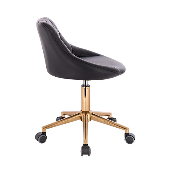 Vanity chair Black Gold Color-5420133 AESTHETIC STOOLS