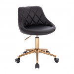 Vanity chair Black Gold Color-5420139 AESTHETIC STOOLS