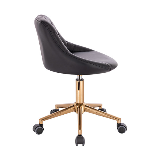 Vanity chair Black Gold Color-5420139 AESTHETIC STOOLS