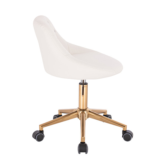 Vanity chair White Gold Color - 5420134 AESTHETIC STOOLS