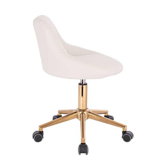 Vanity chair  White Gold Color - 5420140 AESTHETIC STOOLS