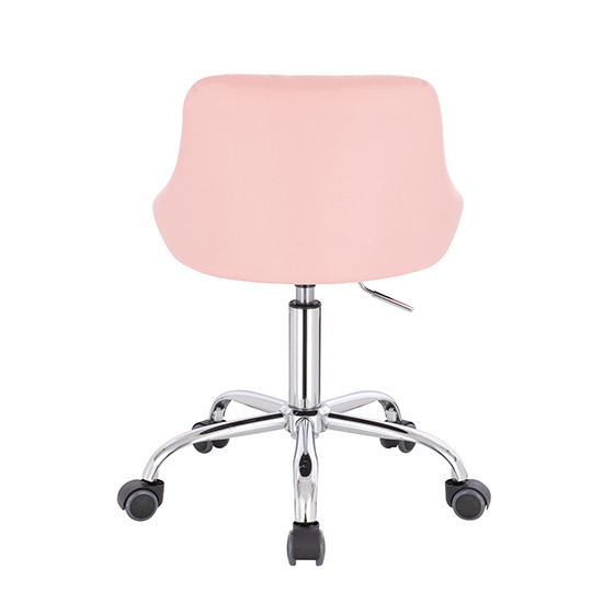 Vanity chair PU Leather Light Pink Color - 5420138
