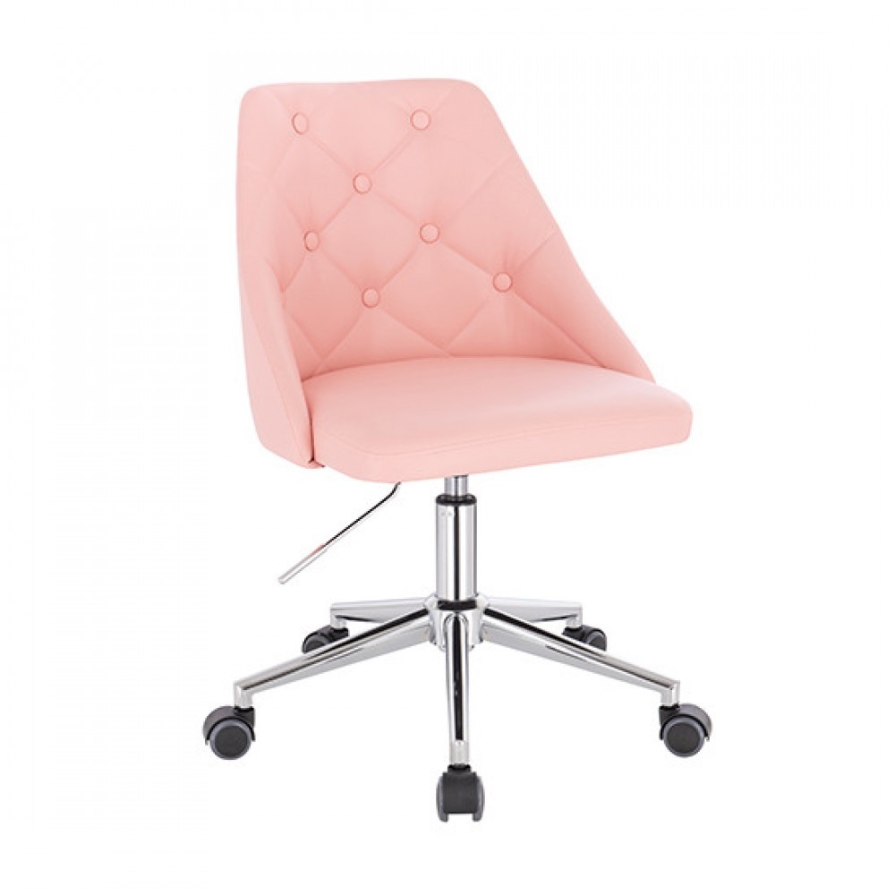 Vanity Chair PU Leather Light Pink color - 5400254 AESTHETIC STOOLS