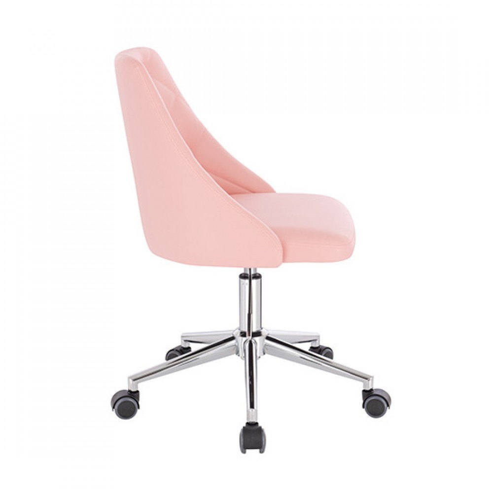 Vanity Chair PU Leather Light Pink color - 5400254 AESTHETIC STOOLS