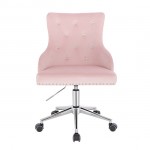 Vanity chair Velvet Light Pink Color - 5400225 AESTHETIC STOOLS