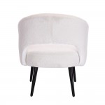 Luxury Beauty Chair Teddy White-5470249