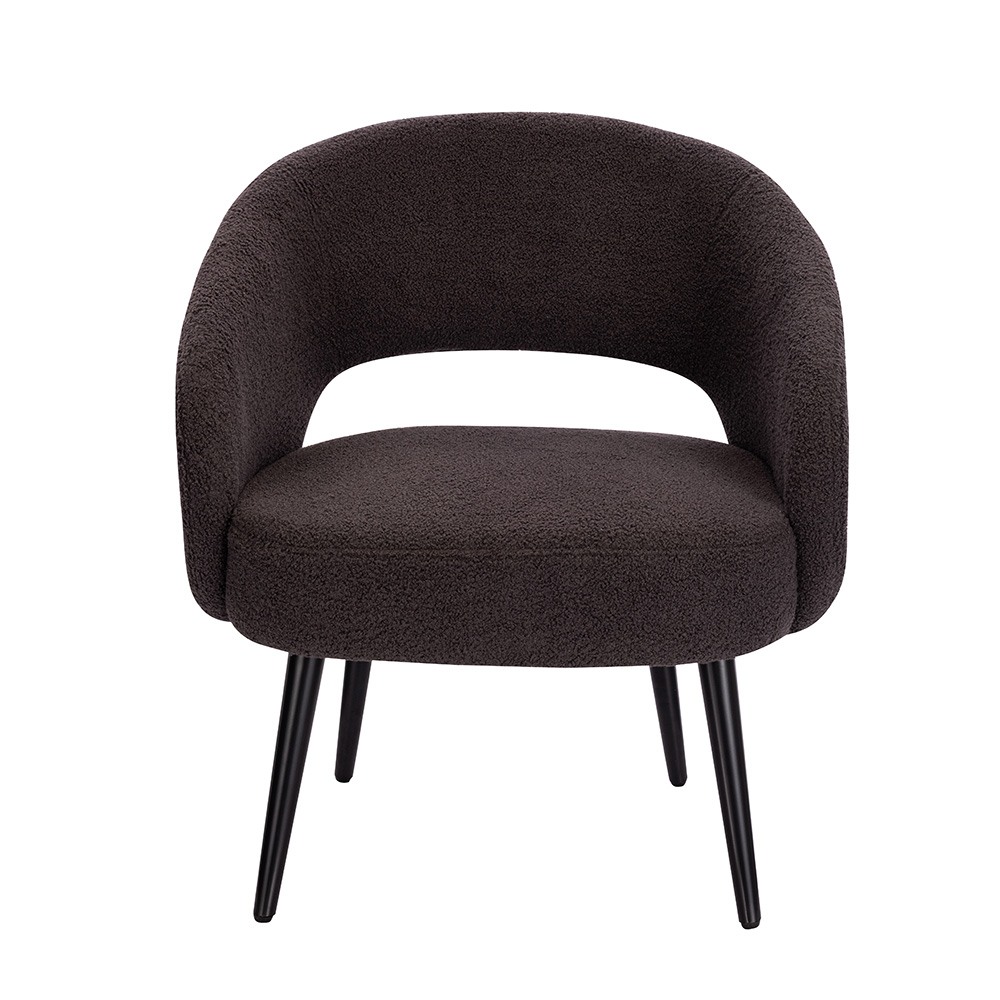 Luxury Beauty Chair Teddy Dark Grey-5470250