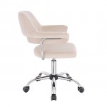 Vanity chair Velvet Ivory Color - 5400219