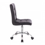 Vanity Chair PU Leather Black color - 5400260 AESTHETIC STOOLS