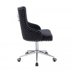 Vanity chair Velvet Lion King Black-5400376