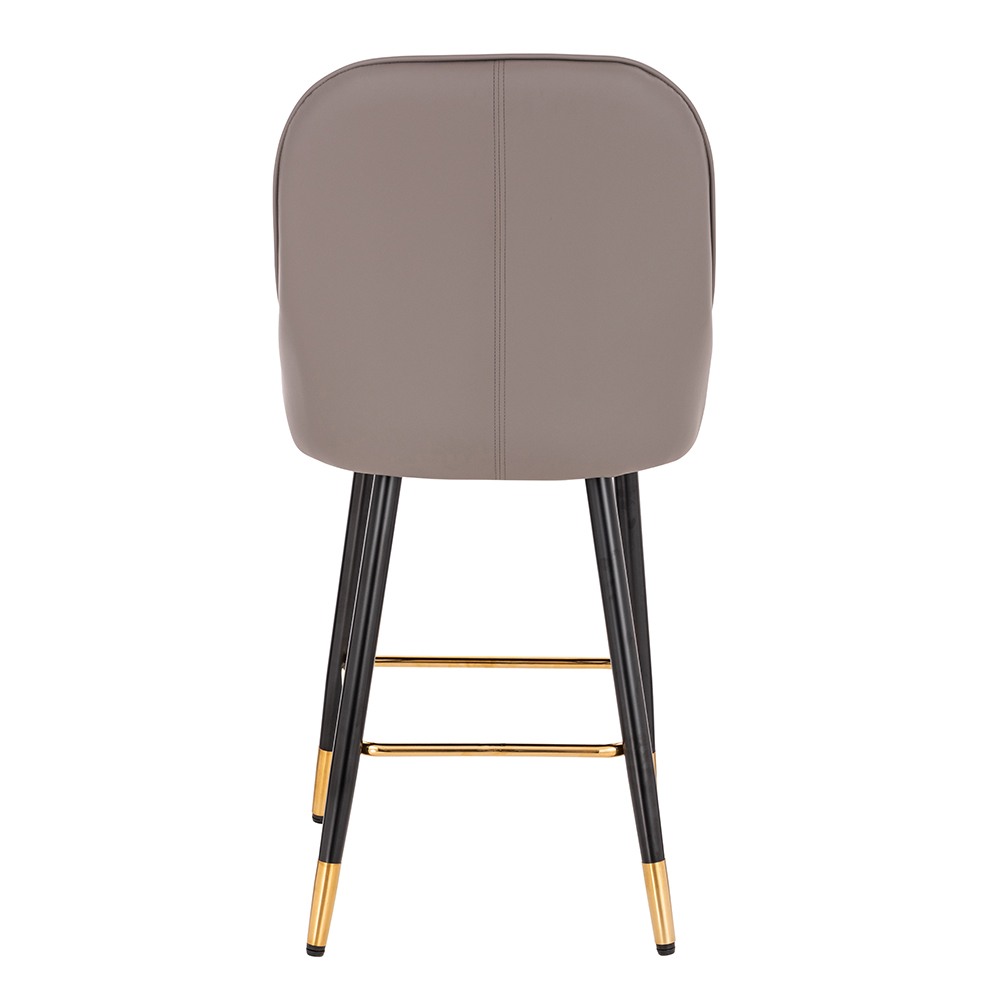 Luxury Bar stool Pu Leather Dark Grey-5450121 
