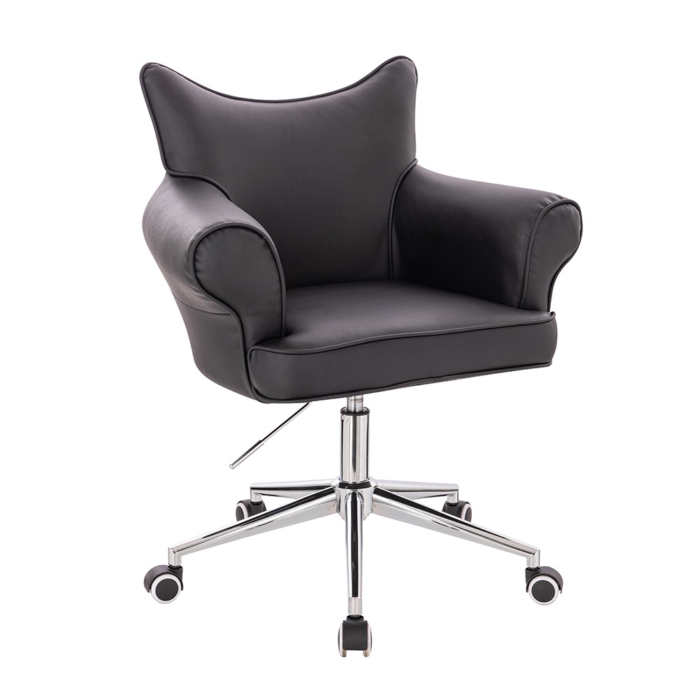 Professional manicure stool Black White- 5400271 AESTHETIC STOOLS