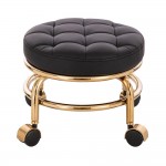 Professional pedicure & cosmetic stool black gold -5410146 PEDICURE STOOLS