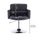 Geometric Chair Base Black Color - 5400207 AESTHETIC STOOLS