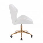 Vanity Chair Diamond Gold White Color - 5400264 AESTHETIC STOOLS