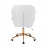 Vanity Chair Diamond Gold White Color - 5400264 AESTHETIC STOOLS