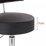 Pedicure stool Extra Comfort black - 5410131 PEDICURE STOOLS