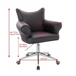 Professional manicure stool Black White- 5400271 AESTHETIC STOOLS