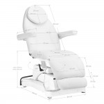 Electric aesthetic chair SILLON Basic with 3 motors White-0148113 CHAIRS WITH ELECTRIC LIFT