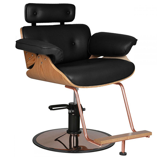 Professional salon chair Florence Black - 0124724 BARBER CHAIR