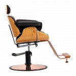 Professional working seat with adjustable headrest Florence Black - 0133139 BARBER CHAIR