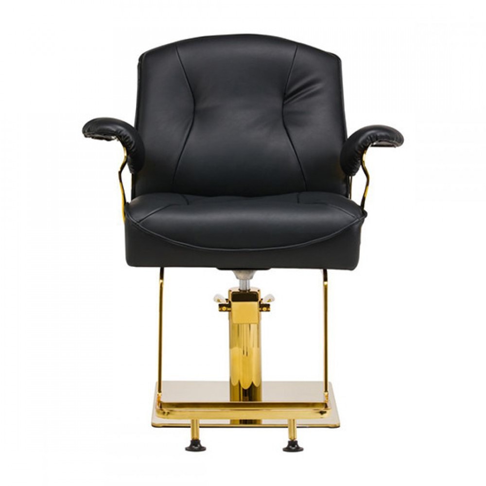Professional salon chair HS30 black gold - 0141532 КОЛЕКЦИЯ ЛУКСОЗНИ СТОЛОВЕ
