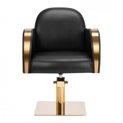 Professional hair salon seat Malaga Rose Gold-Black - 0146704