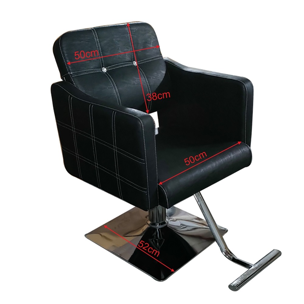 Professional hair salon seat BC-A01 Black-8740137 LUXURY CHAIRS COLLECTION
